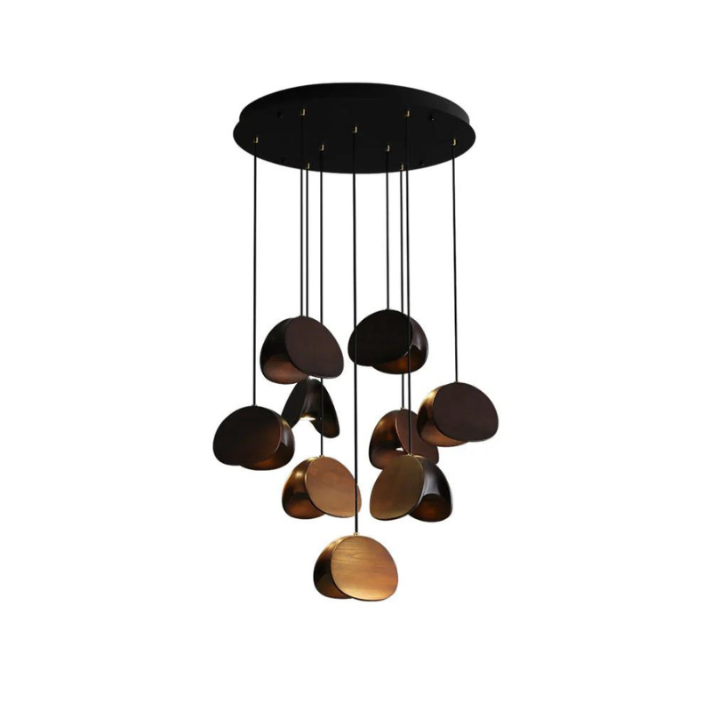 Wood Pendant Light | Elegant Warm Lighting for Home and Office Decor