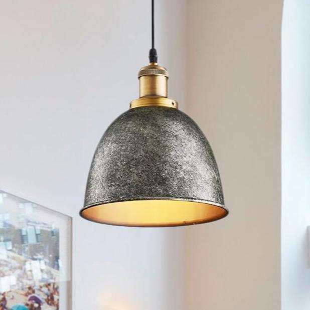 Industrial Pendant Light - Modern Steel Fixture for Home & Office Decor