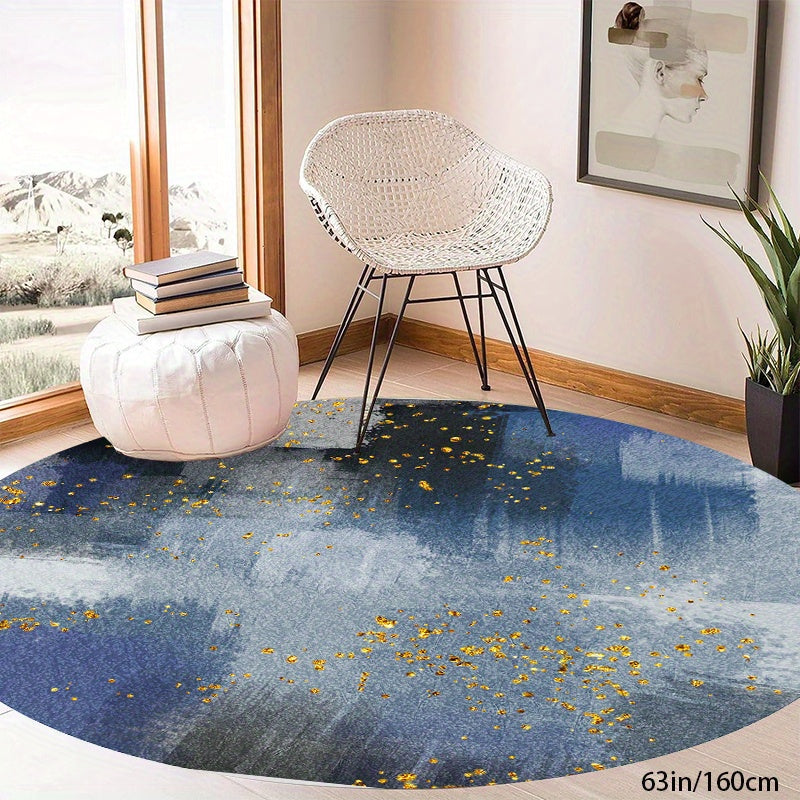 Washable Boho Style Abstract Modern Rug for Home and Office Decor