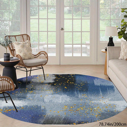 Washable Boho Style Abstract Modern Rug for Home and Office Decor