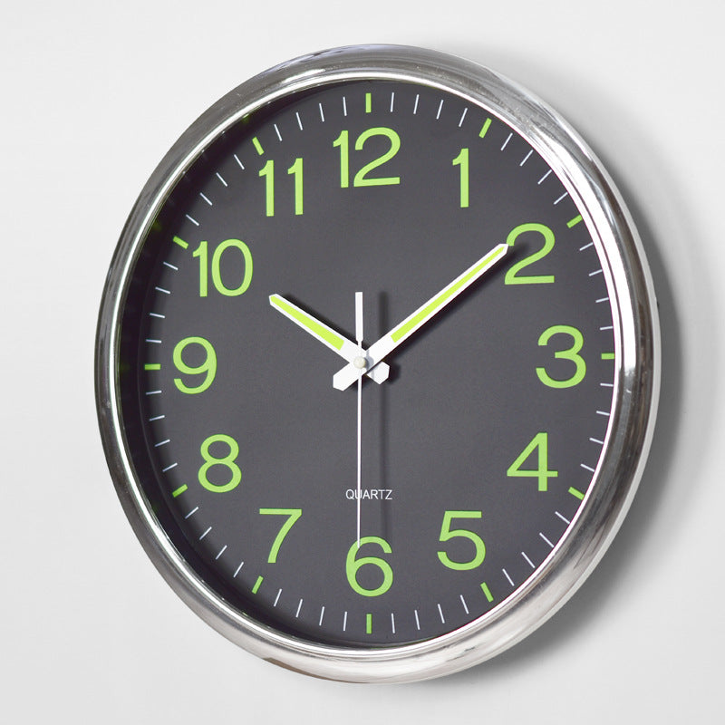 Illuminated Wall Clock for Home and Office - Modern Design, Easy Readability