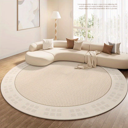 Soft Plush Round Rug for Home Decor - Elegant, Cozy, and Versatile