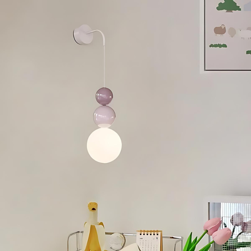 Ivory Wall Light with Adjustable Color Temperature for Home and Office