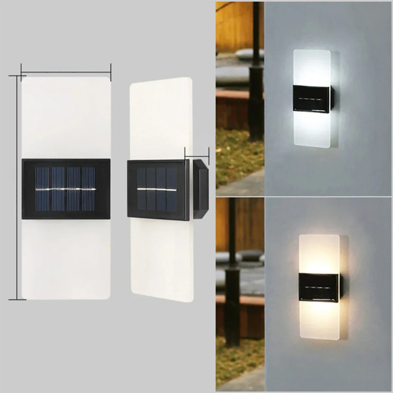 Solar Wall Lamp for Outdoor Lighting - Energy-Efficient, Weatherproof Design