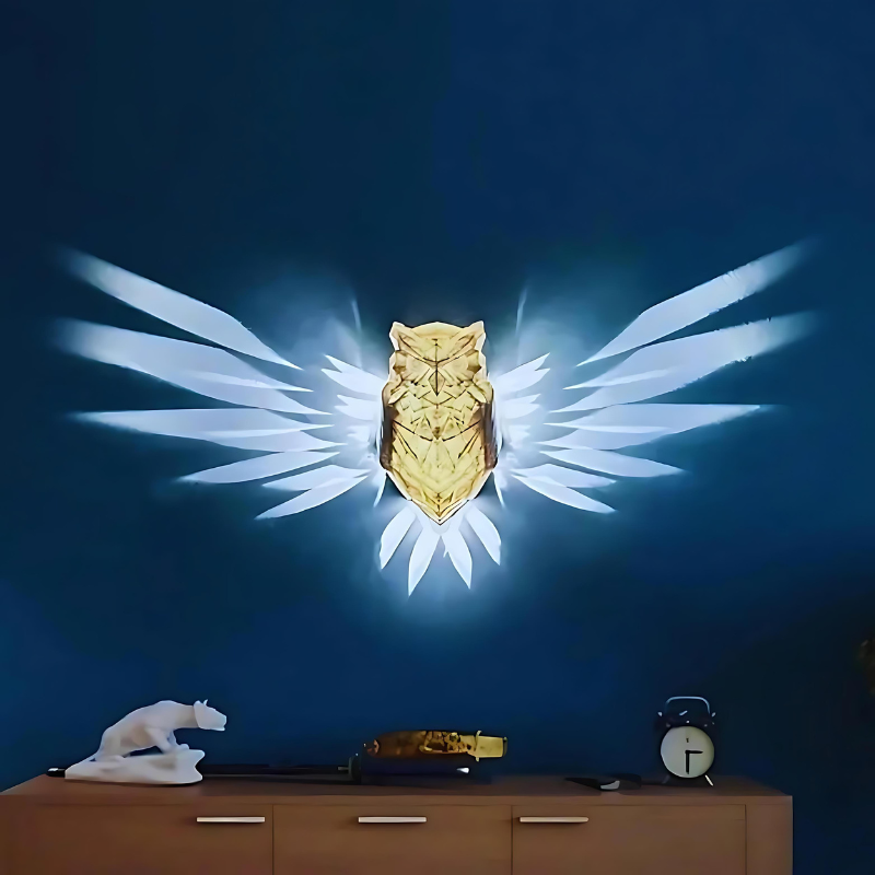 3D LED Wall Lamp for Stunning Light Illusions and Elegant Home Decor