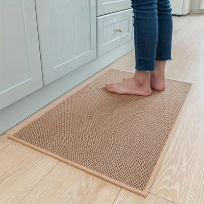 Woven Kitchen Mat for Stylish Home Decor and Comfort