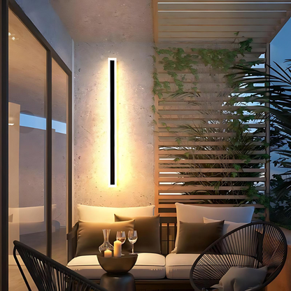 Outdoor Wall Light – Modern Solar Garden Lighting for Energy-Efficient Patios