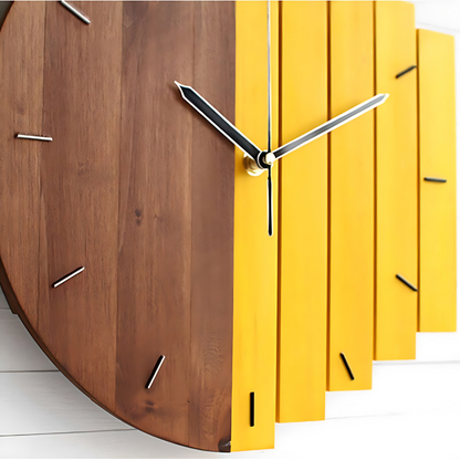 Wooden Wall Clock Xylophone Design for Home and Office Decor