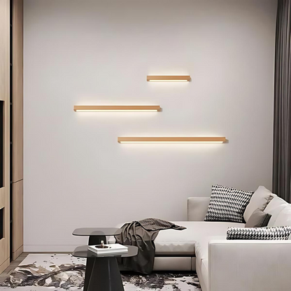 Dimmable Wooden Wall Lamp for Stylish Home and Office Lighting