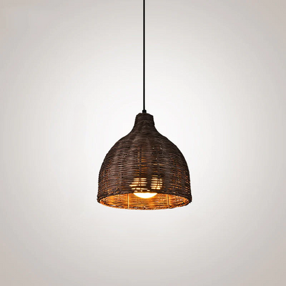 Rattan Pendant Light for Cozy Kitchen Decor - Bamboo & Rattan Design