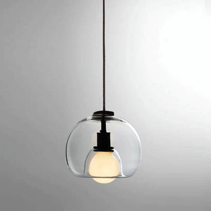 Elegant Hand-Blown Glass Pendant Light for Home and Office Decor