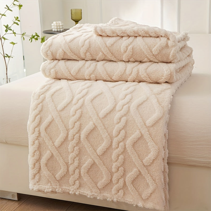 Soft Cozy Blanket for Home and Office | Warm, Stylish Design for Comfort