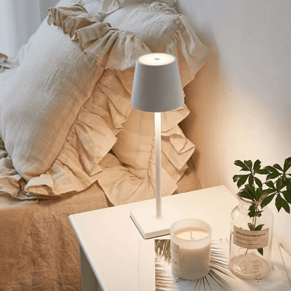 Wireless LED Table Lamp for Home Office - Elegant Design & Ambiance