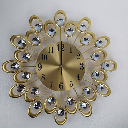Wall Clock – Modern Metal Design for Home Office Decor, Stylish Elegant Timepiece