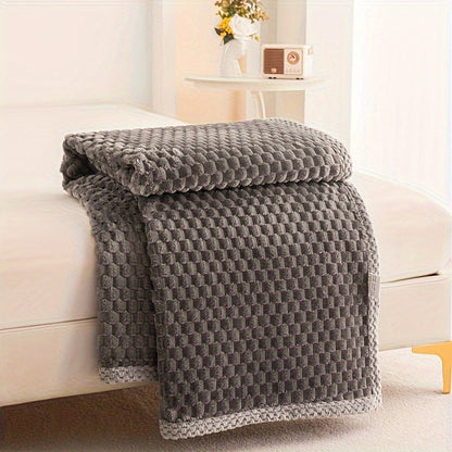 Premium Fleece Blanket Soft Cozy Elegant Texture for Home and Office