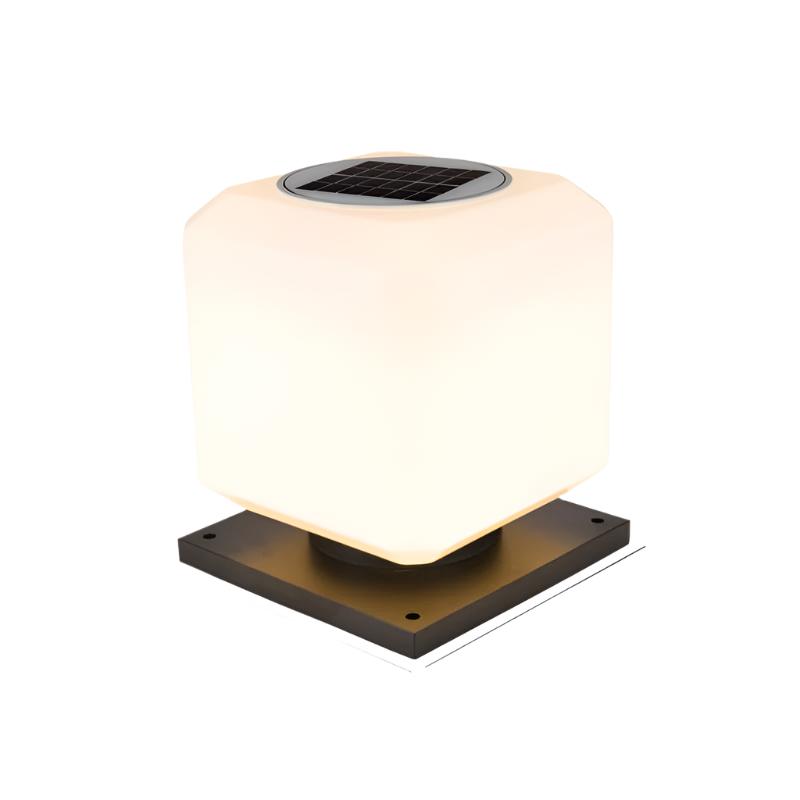 Solar-Powered Acrylic Garden Lamp - Elegant Outdoor Lighting Solution