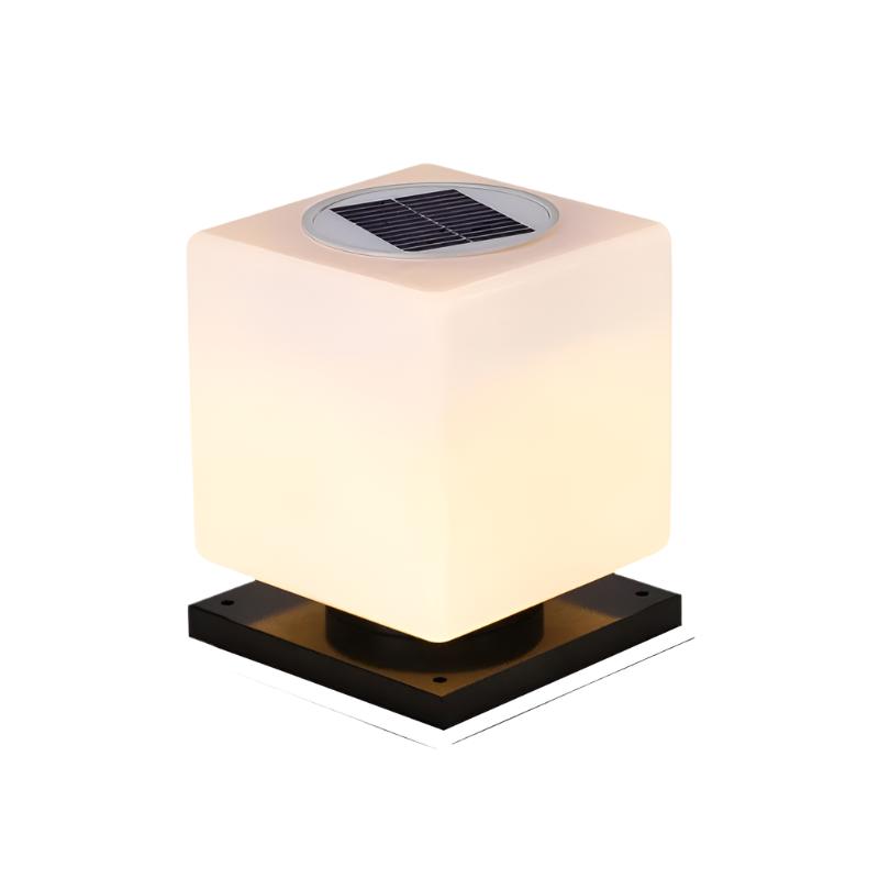 Solar-Powered Acrylic Garden Lamp - Elegant Outdoor Lighting Solution