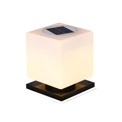 Solar-Powered Acrylic Garden Lamp - Elegant Outdoor Lighting Solution