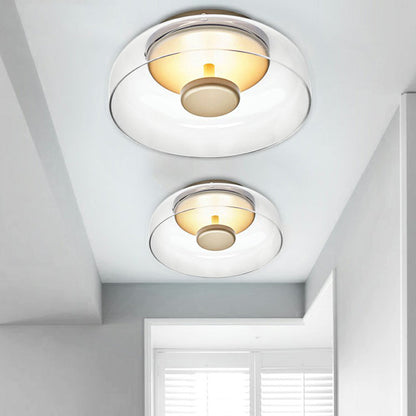 Elegant LED Glass Ceiling Light for Home and Office Decor