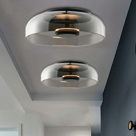 Elegant LED Glass Ceiling Light for Home and Office Decor