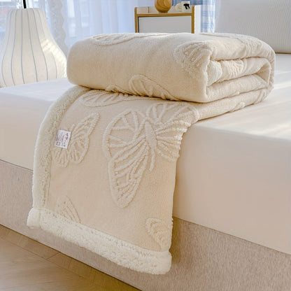 Ultra-Soft Reversible Butterfly Blanket for Cozy Home Decor