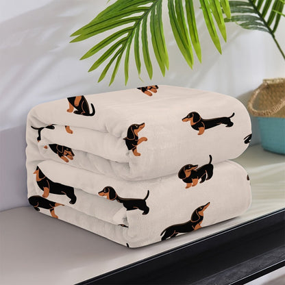 Soft Flannel Dog Lovers Blanket for Cozy Home Comfort and Snuggling