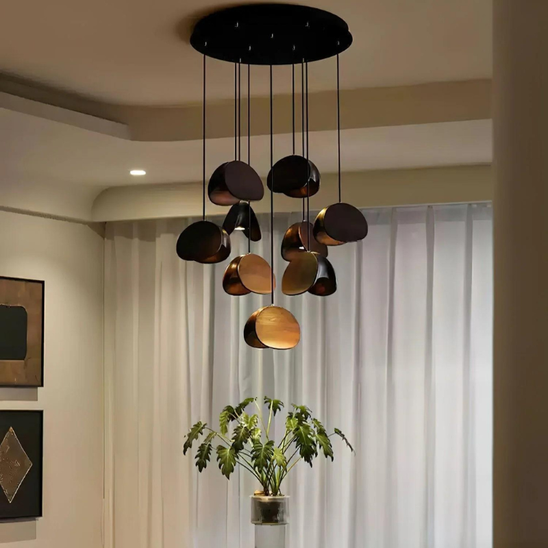 Wood Pendant Light | Elegant Warm Lighting for Home and Office Decor