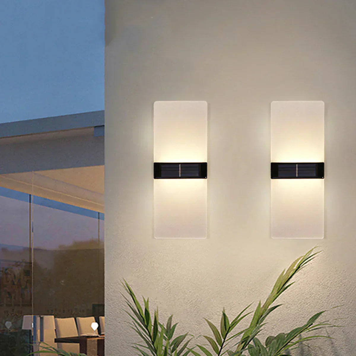 Solar Wall Lamp for Outdoor Lighting - Energy-Efficient, Weatherproof Design