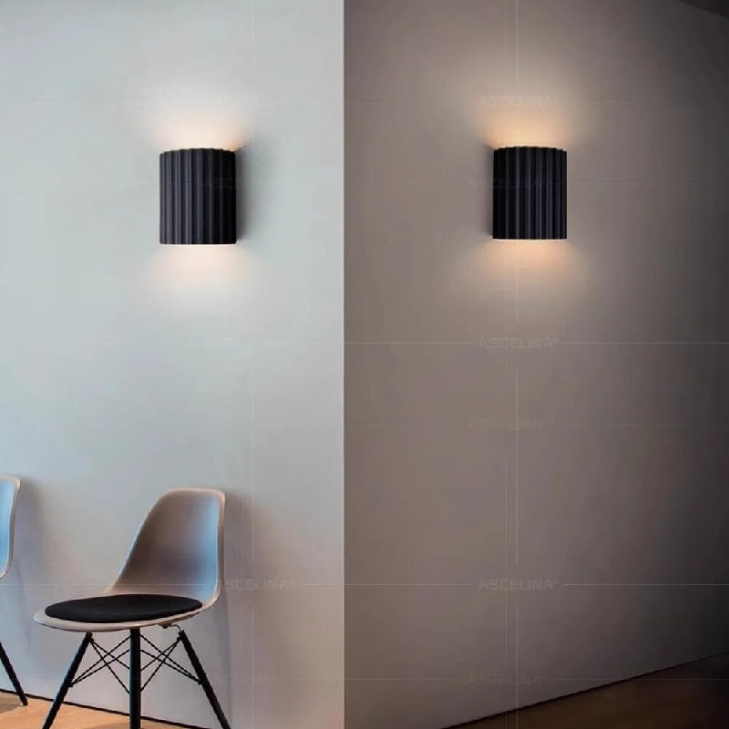 Resin Wall Sconce for Contemporary Home Decor and Office Lighting