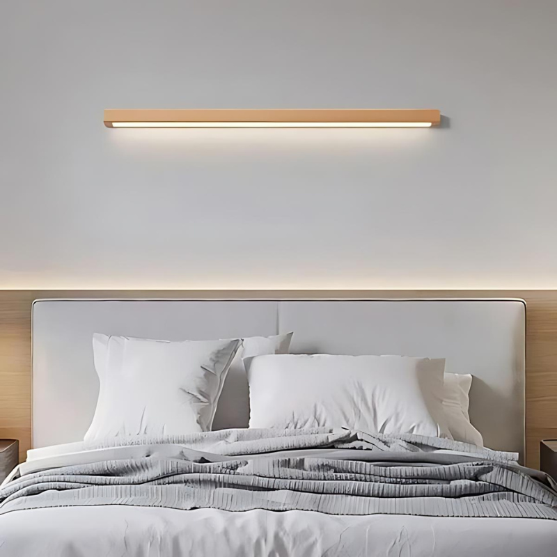 Dimmable Wooden Wall Lamp for Stylish Home and Office Lighting