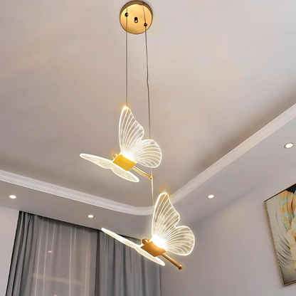 LED Butterfly Pendant Light - Elegant Home Decor for Modern Spaces