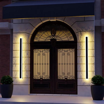 Outdoor Wall Light – Modern Solar Garden Lighting for Energy-Efficient Patios