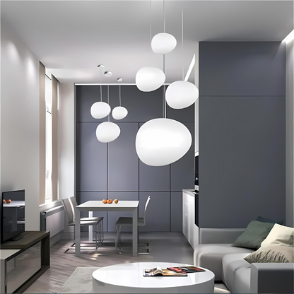 Elegant Glass Pebble Pendant Light for Home and Office Decor