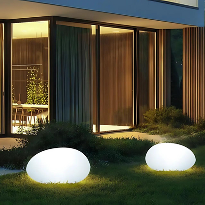 Weatherproof Remote-Controlled Outdoor Lamp for Home and Garden Use