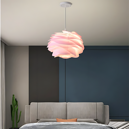 Elegant Crystal Ceiling Light in Rose Design for Home and Office Decor