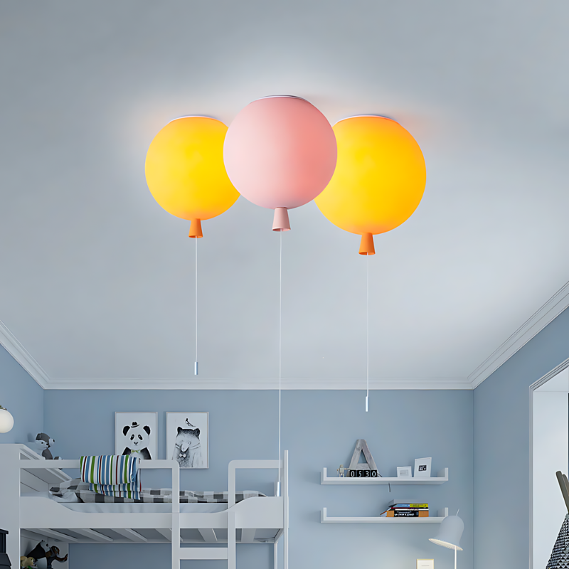 LED Ceiling Light for Kids' Rooms | Playful Balloon Design, Safe & Fun