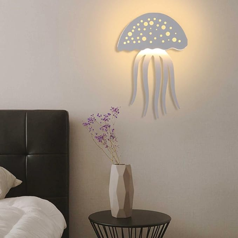 LED Jellyfish Wall Light - Unique Home Decor for Modern Spaces