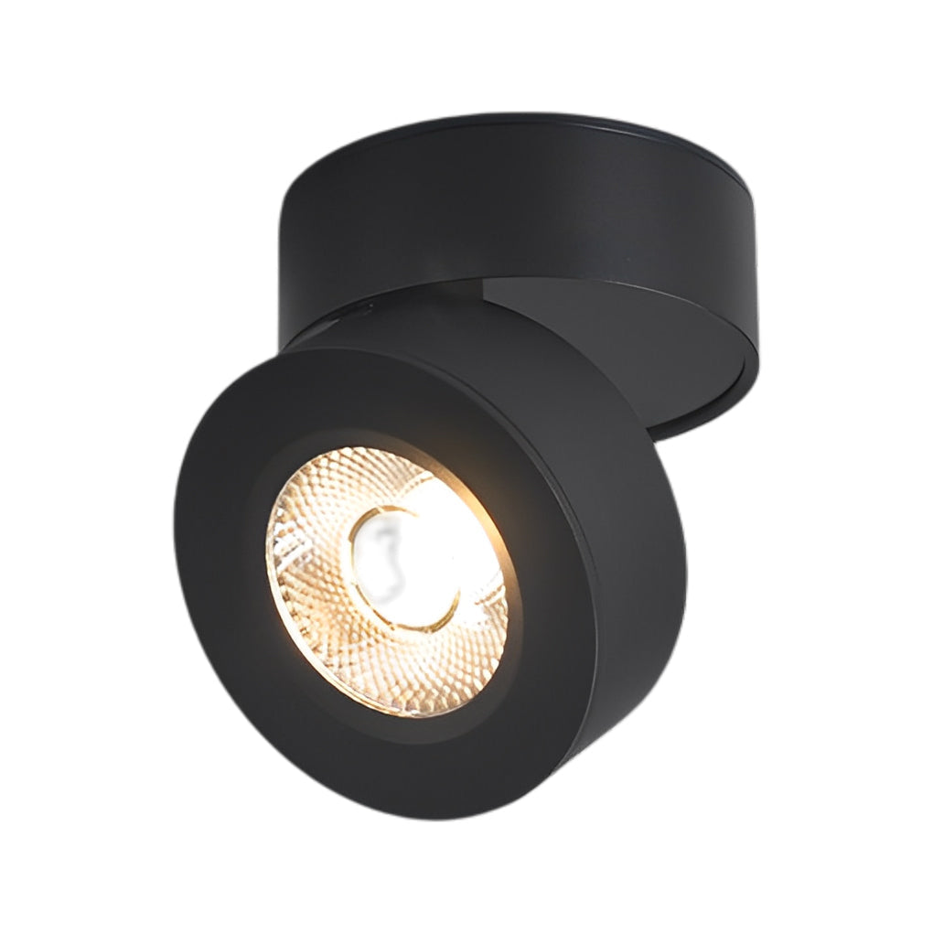 Adjustable LED Downlight for Modern Ceiling Lighting - Round Nordic Style