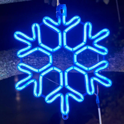 Waterproof LED Snowflake Lights for Festive Christmas Home Decor