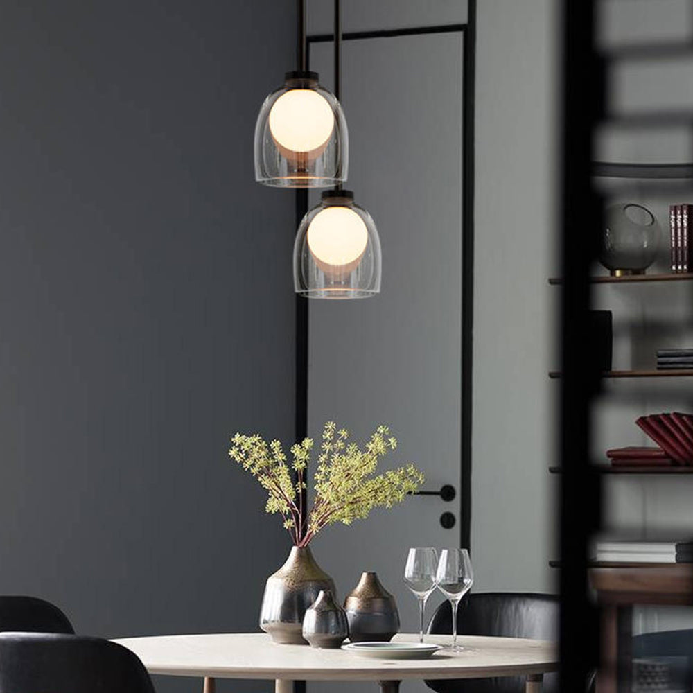 Modern Glass Pendant Light for Home and Office - Stylish and Elegant Design