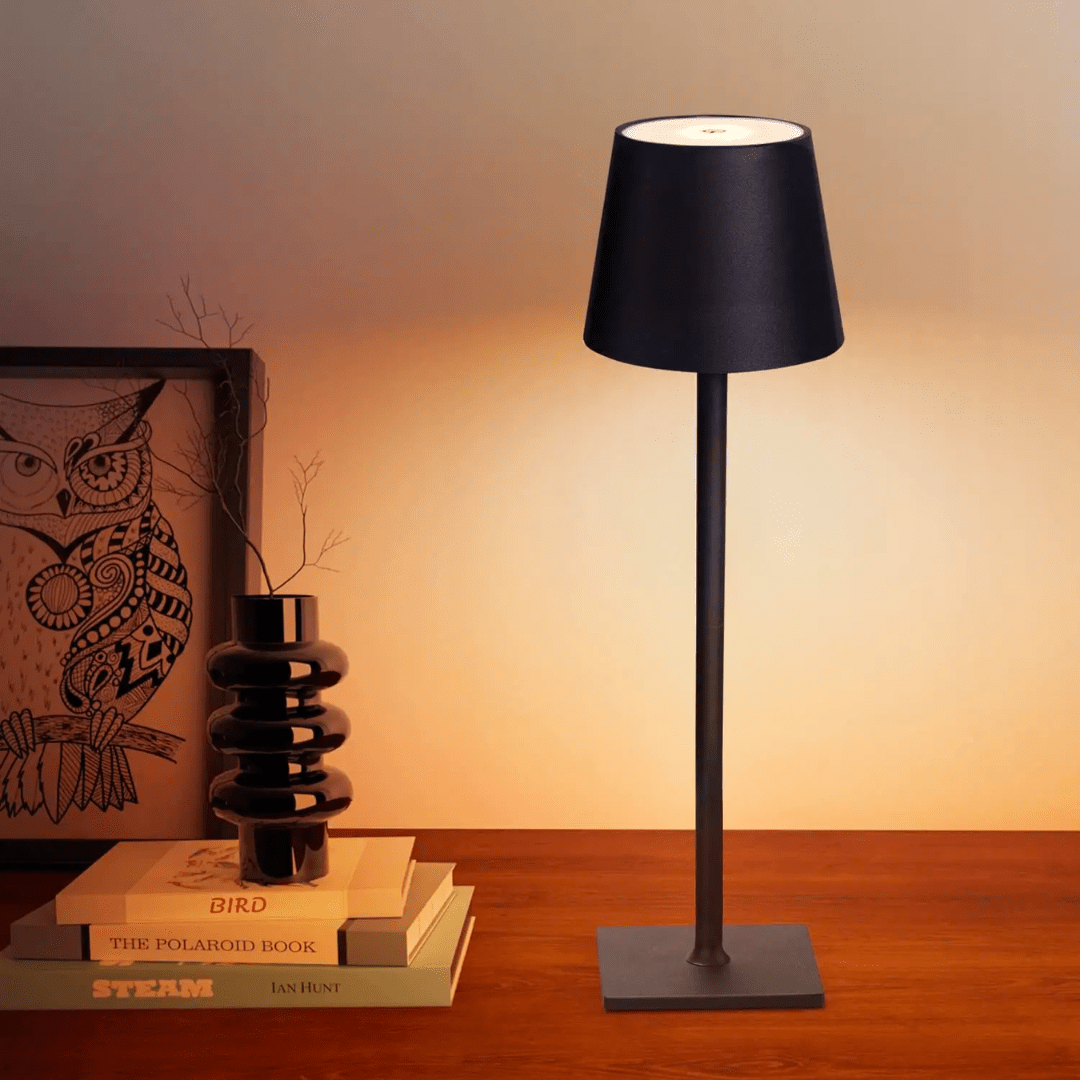 Wireless LED Table Lamp for Home Office - Elegant Design & Ambiance