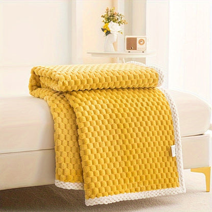 Premium Fleece Blanket Soft Cozy Elegant Texture for Home and Office