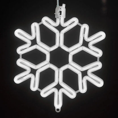 Waterproof LED Snowflake Lights for Winter Home and Office Decor