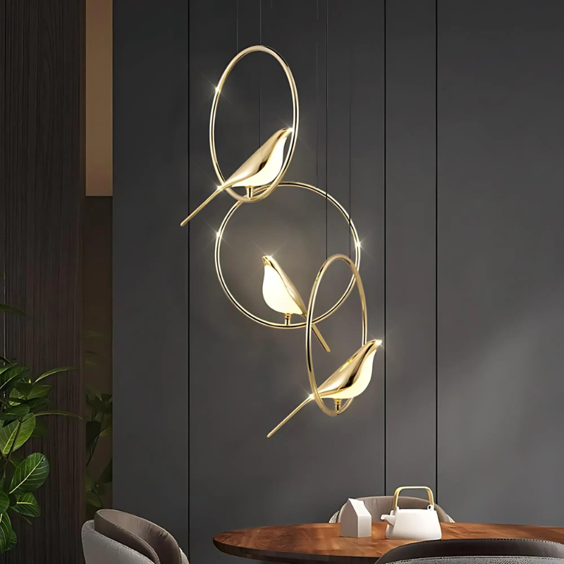 LED Pendant Light with Elegant Rings for Home and Office Decor