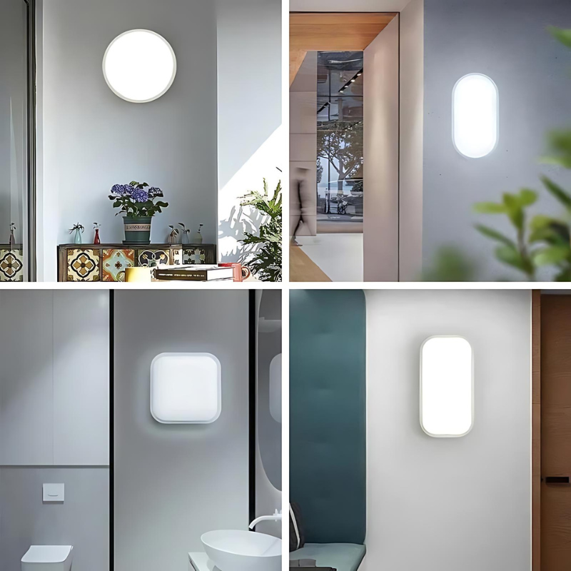 Moisture-Resistant Outdoor LED Wall Light with Modern Design for Home Use