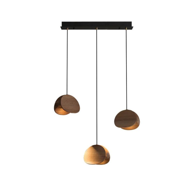 Wood Pendant Light | Elegant Warm Lighting for Home and Office Decor