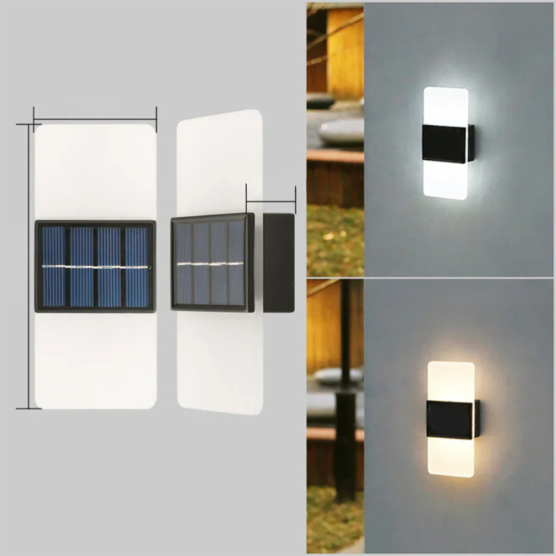 Solar Wall Lamp for Outdoor Lighting - Energy-Efficient, Weatherproof Design