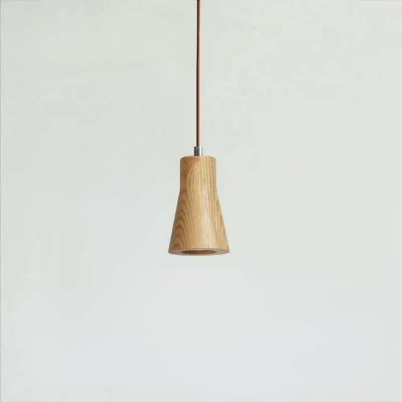 Scandinavian Wood Pendant Lamp for Home and Office Lighting