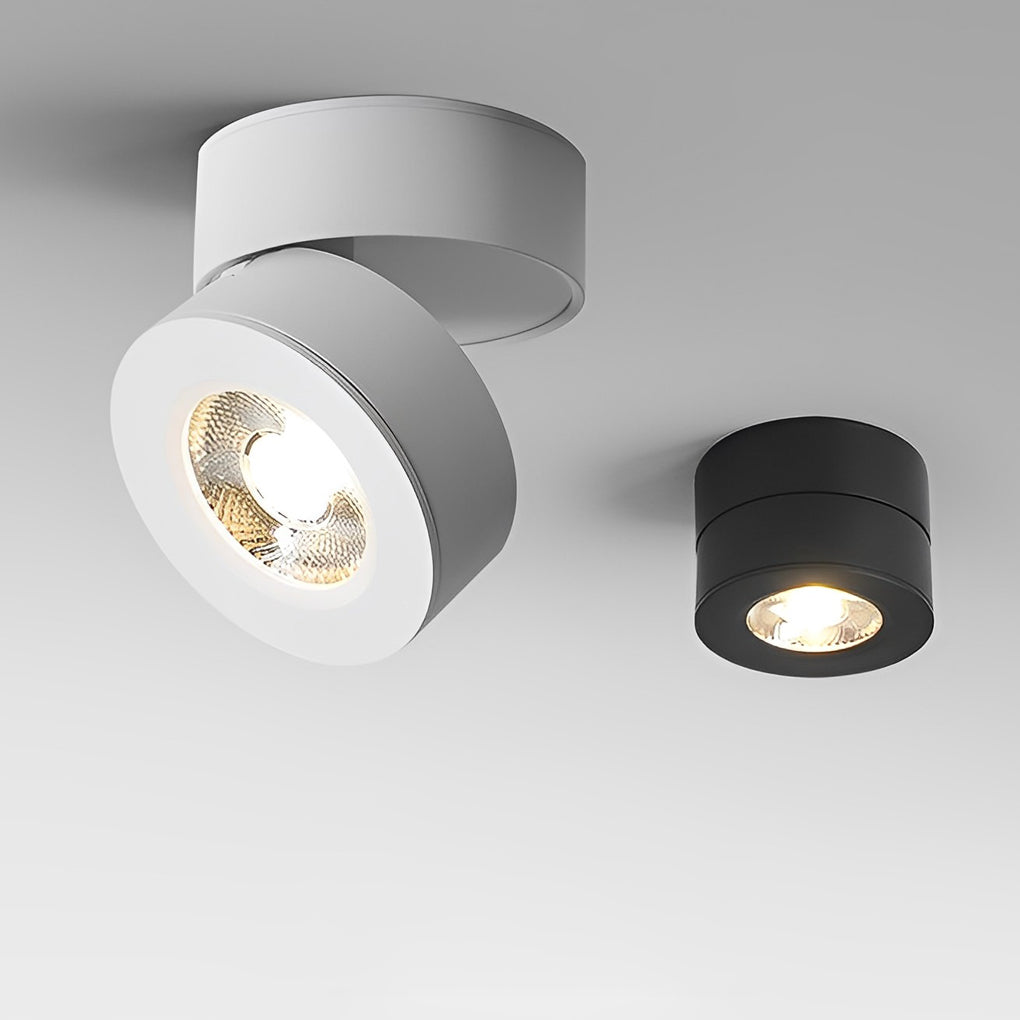 Adjustable LED Downlight for Modern Ceiling Lighting - Round Nordic Style