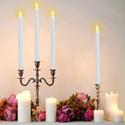 LED Tealight Candles with 3D Wick for Christmas Home Decor and Events